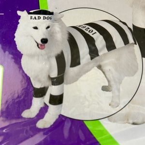 Prisoner Dog Costume. NWT. Size M